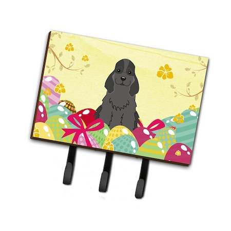 Jensendistributionservices Easter Eggs Cocker Spaniel Black Leash or Key Holder MI2088070